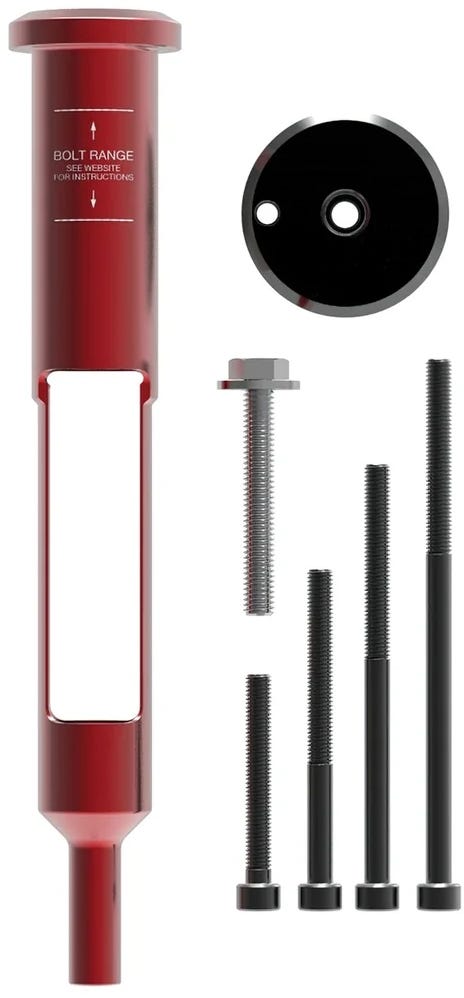 OneUp Components EDC Threadless Stem Tool Carrier Red