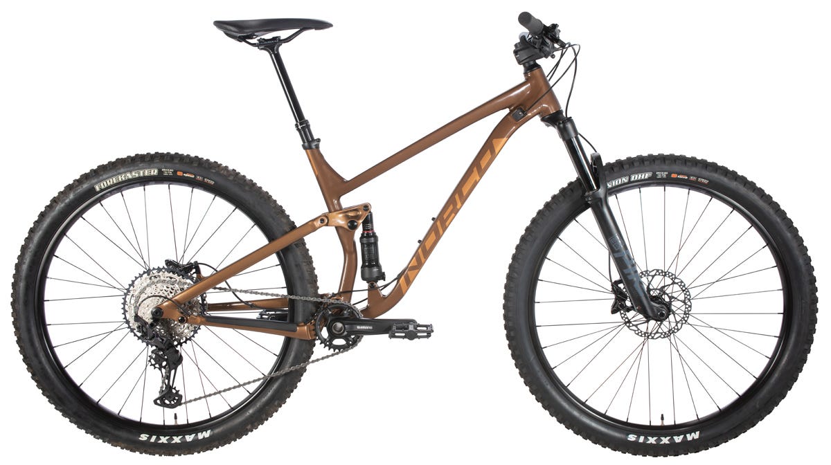 Norco Fluid 1 FS Mountain Bike Brown Copper