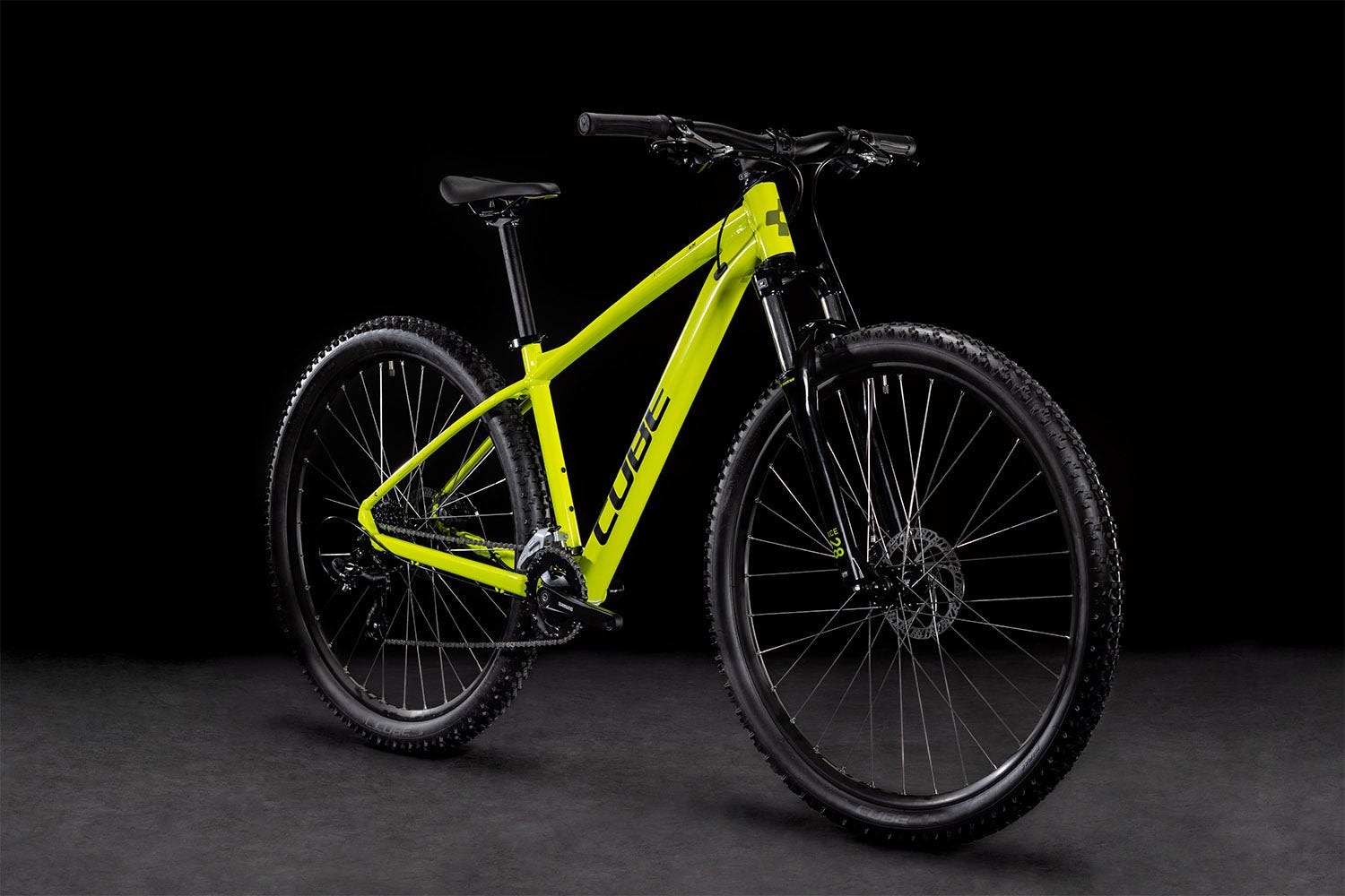 Cube Aim Hardtail Mountain Bike Green Moss