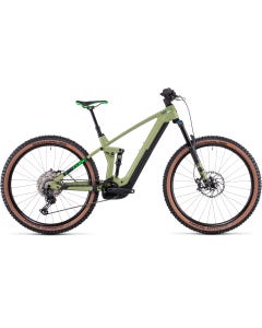 Cube Stereo Hybrid 140 HPC SL 750 Electric Dual Suspension Mountain Bike 29" Green 'n' Flash Green (2022)