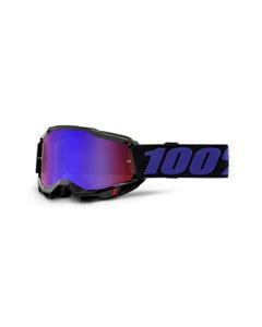 100% Accuri 2 Goggles Moore with Mirror Red/Blue Lens