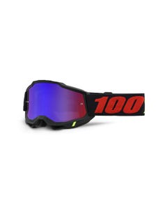 Goggles 100% ACCURI 2 Goggle Morphuis Black/Mirror Red/Blue