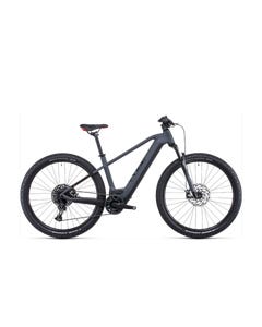 Cube Reaction Hybrid EXC 750 Electric Hardtail Mountain Bike Grey 'n' Red (2022)