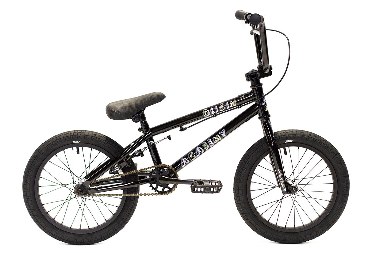 XN BMX 20 4 Spoke MAG Wheel Freestyle Bike Gyro Stunt Pegs Kids Boys Girls Black/Pink 