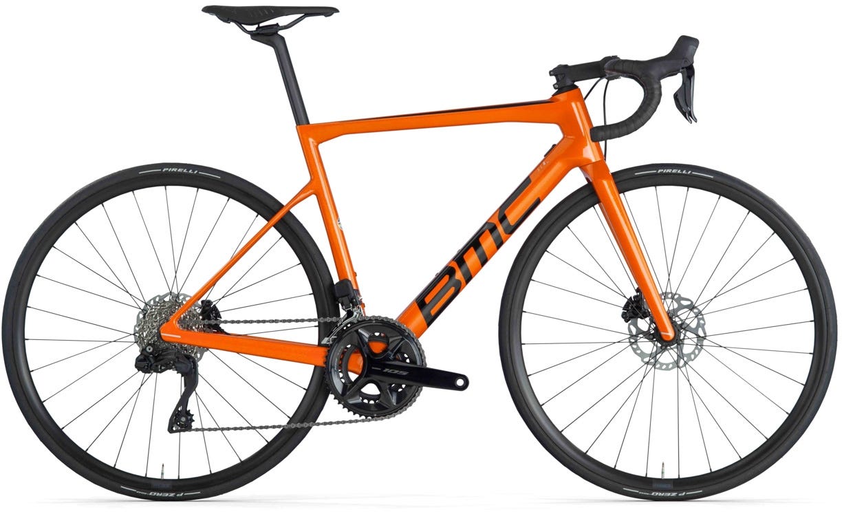 BMC Teammachine SLR Four Road Bike Orange/Black/Silver