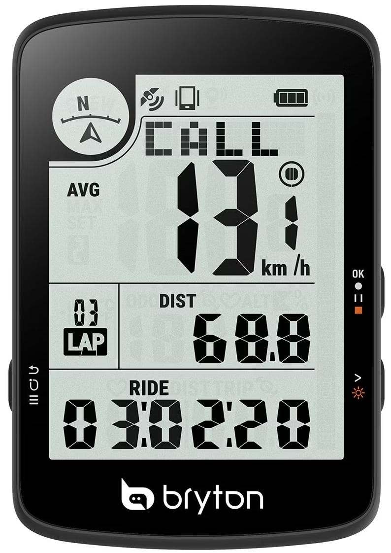 Bryton Rider 17 GPS Bike Computer