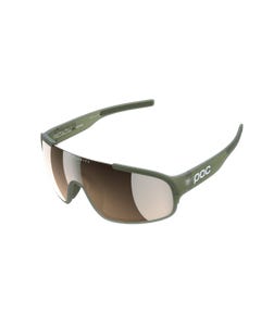 POC Crave Sunglasses Translucent Epidote Green With Brown/Silver Mirror Lens