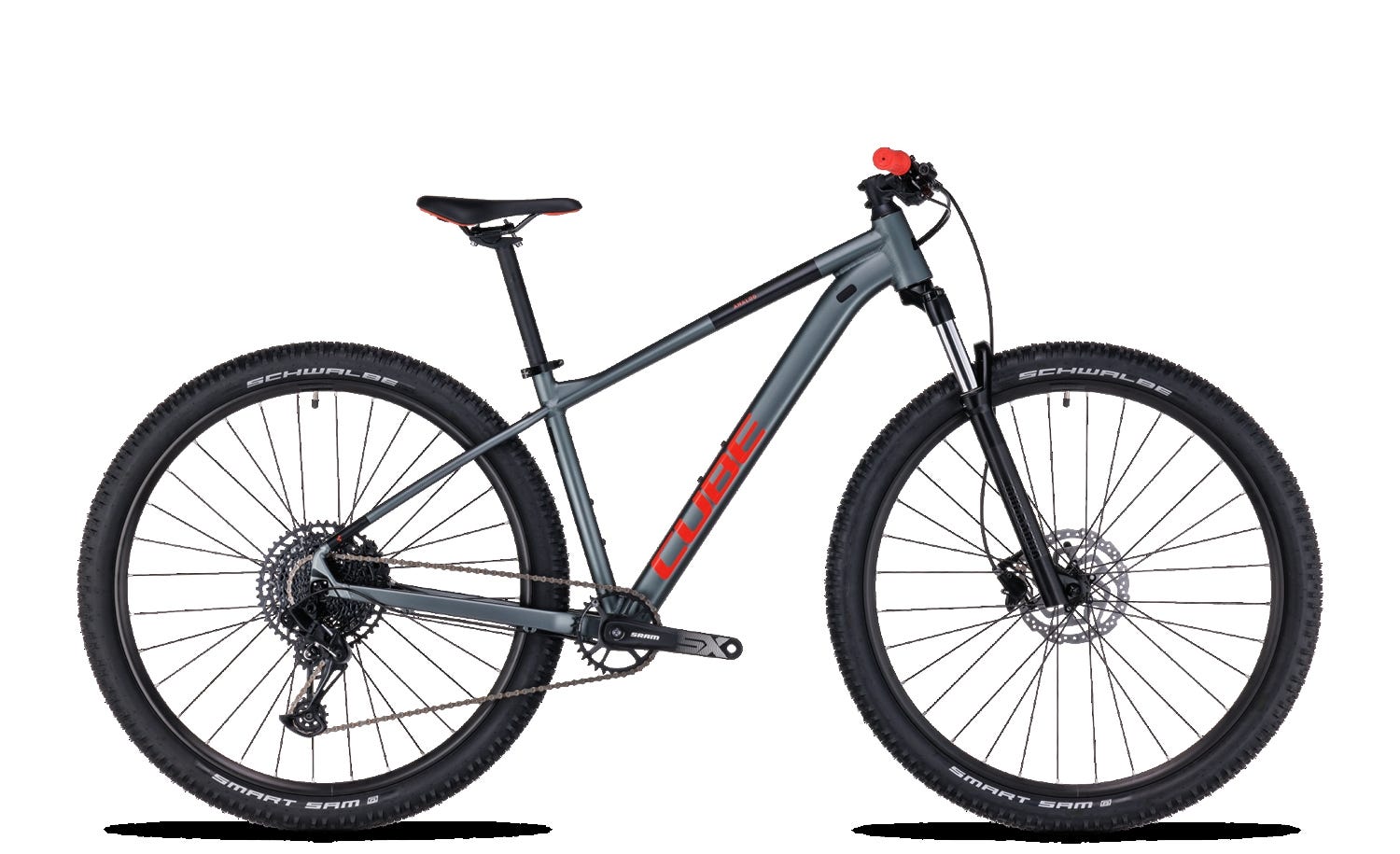 Cube Analog Hardtail Mountain Bike flashgrey'n'red
