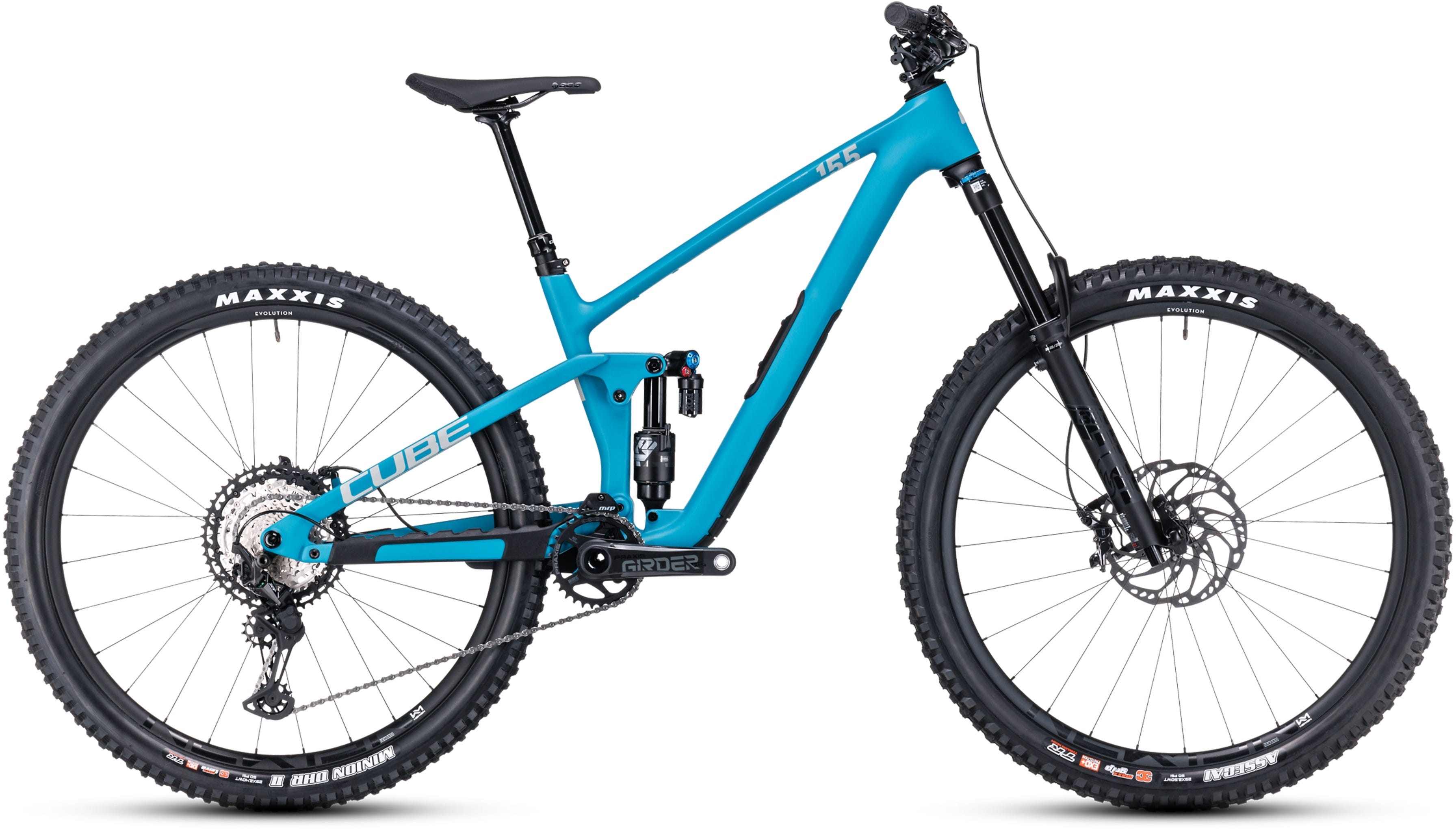 Cube Stereo ONE55 C:62 SLX 29" Enduro Bike Bondiblue´n´Grey