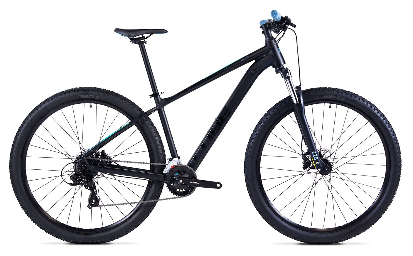 Cube Access Hardtail Mountain Bike Black n Blue