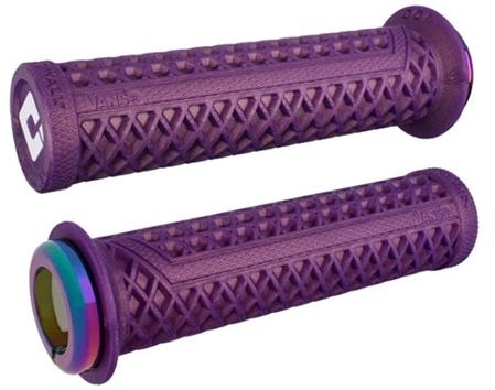 ODI Vans V2.1 Lock On Grips Iridium Purple/Oil Slick