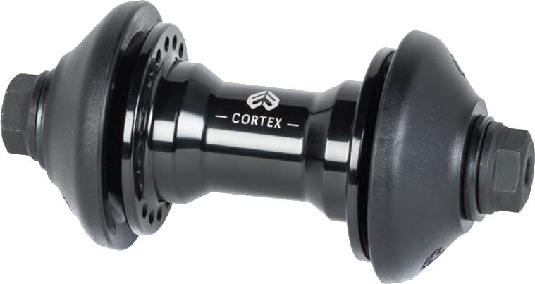 ECLAT Cortex Front Hub 36 Hole x 3/8" Black