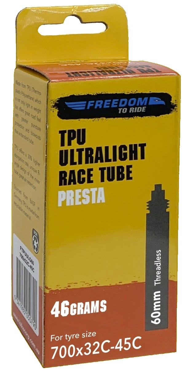Freedom TPU Ultralight Gravel Tube 700 x 32-45c 60mm