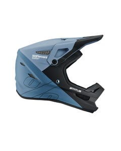 100% Status Full Face Helmet Drop/Steel Blue
