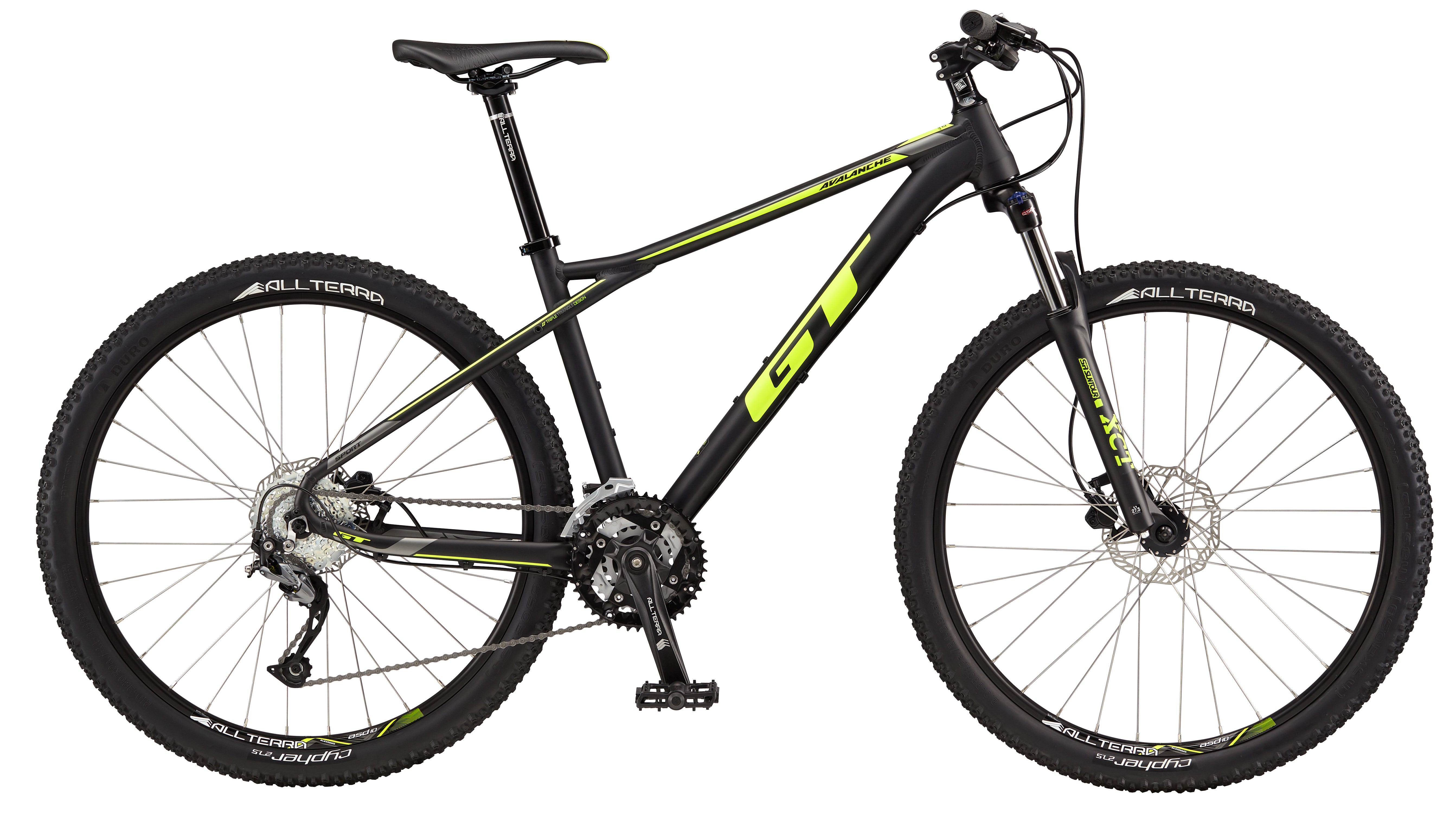 GT Avalanche Sport 27.5 Mountain Bike Black 2017