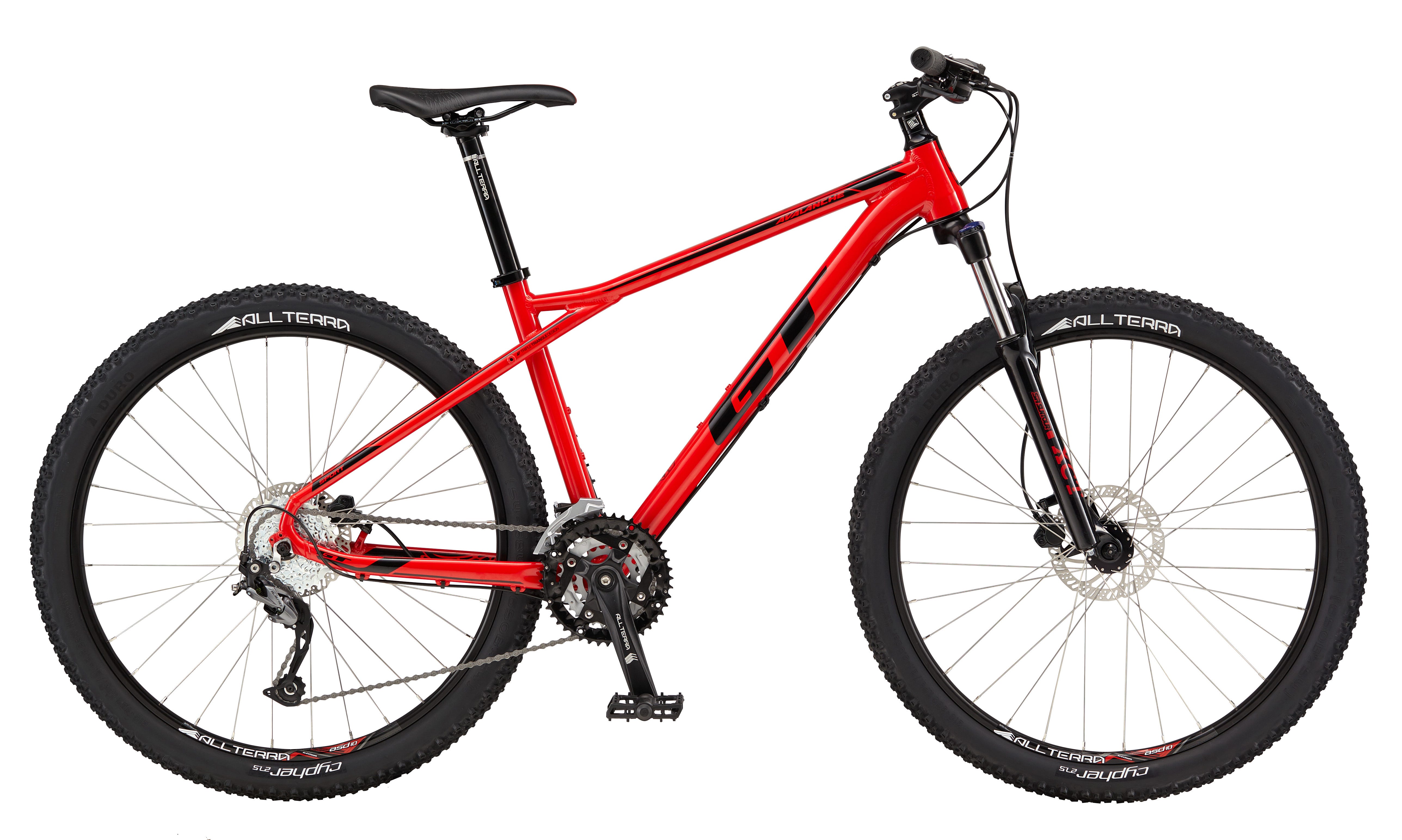 GT Avalanche Sport 27.5 Mountain Bike Red 2017