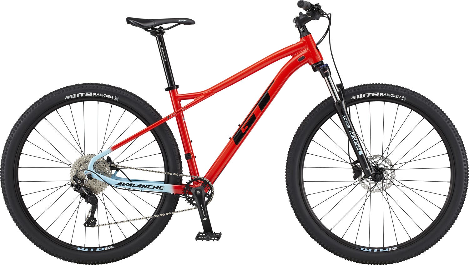 GT Avalanche Comp Mountain Bike Gloss Red