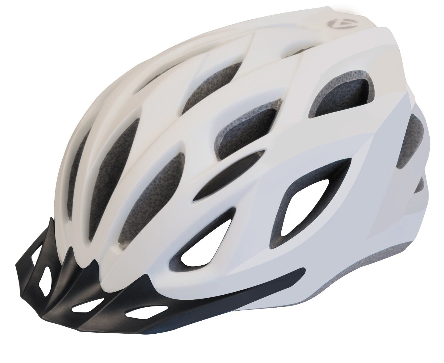 L61 Series Various Sizes Azur Bike Helmet Satin White 