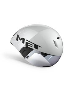 MET Codatronica Triathlon Helmet White/Silver
