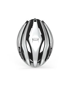 MET Trenta 3K Carbon MIPS Road Helmet White/Silver