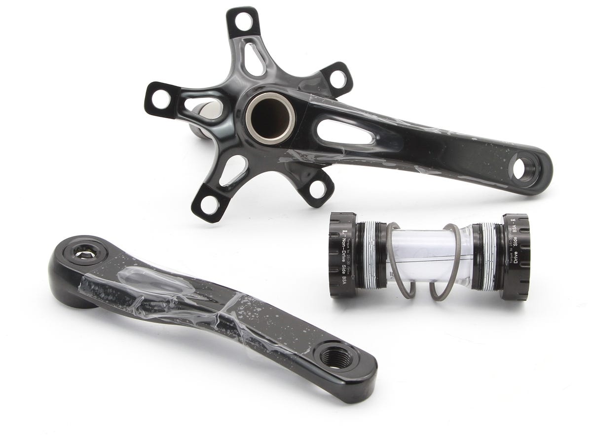 Driveline 2 Piece Crank Set 170 mm x 22/24mm Spindle Black