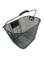 Wire Mesh Front Basket with Adjustable QR Black