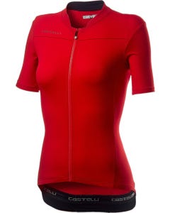 Castelli Anima 3 Women's Short Sleeve Jersey Red/Black