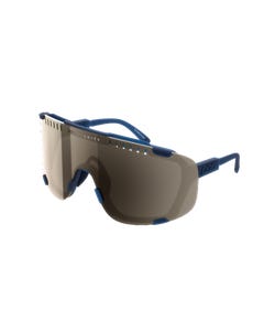 POC Devour Sunglasses Lead Blue With Brown/Silver Mirror Lens