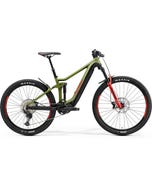 Merida eOne-Forty 500 Electric Mountain Bike Matt Green/Black/Race Red (2022)