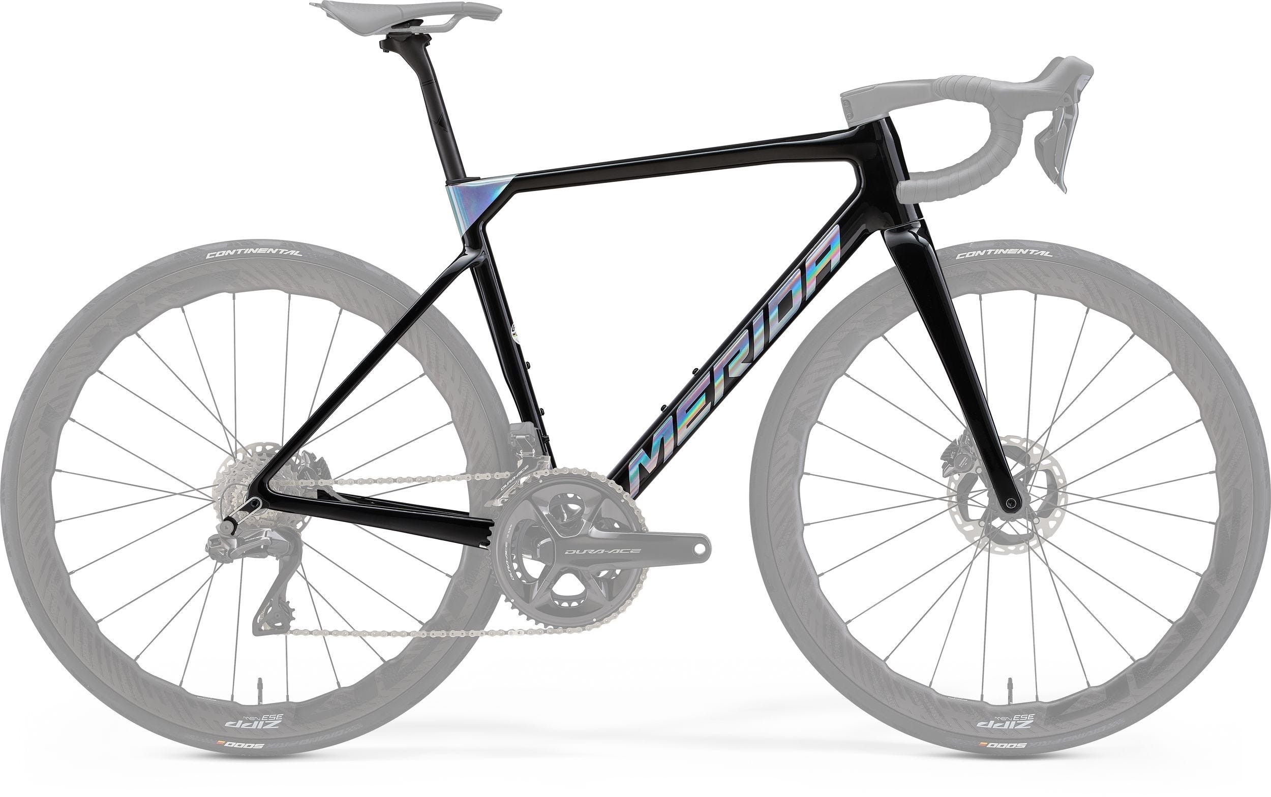 Merida Scultura Team Road Bike Frameset Metallic Black/Flash Bcp