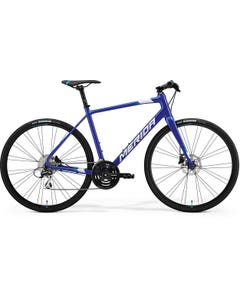 Merida Speeder 100 Flat Bar Road Bike Dark Blue/Blue/White (2021)
