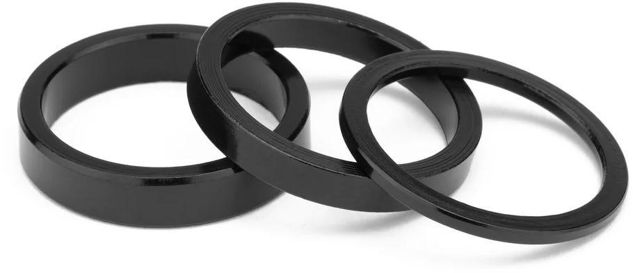 Mission Headset Spacers 1 1/8" Black
