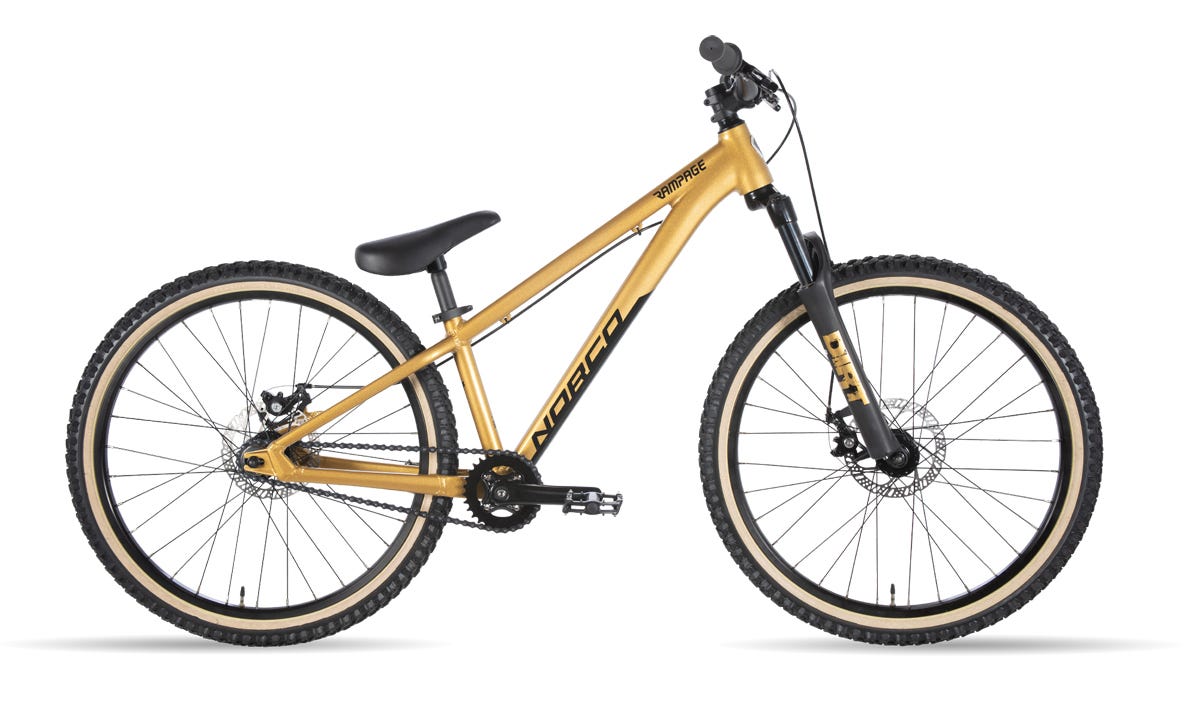 Norco Rampage 2 24 Dirt Jumper Bike Gold Black