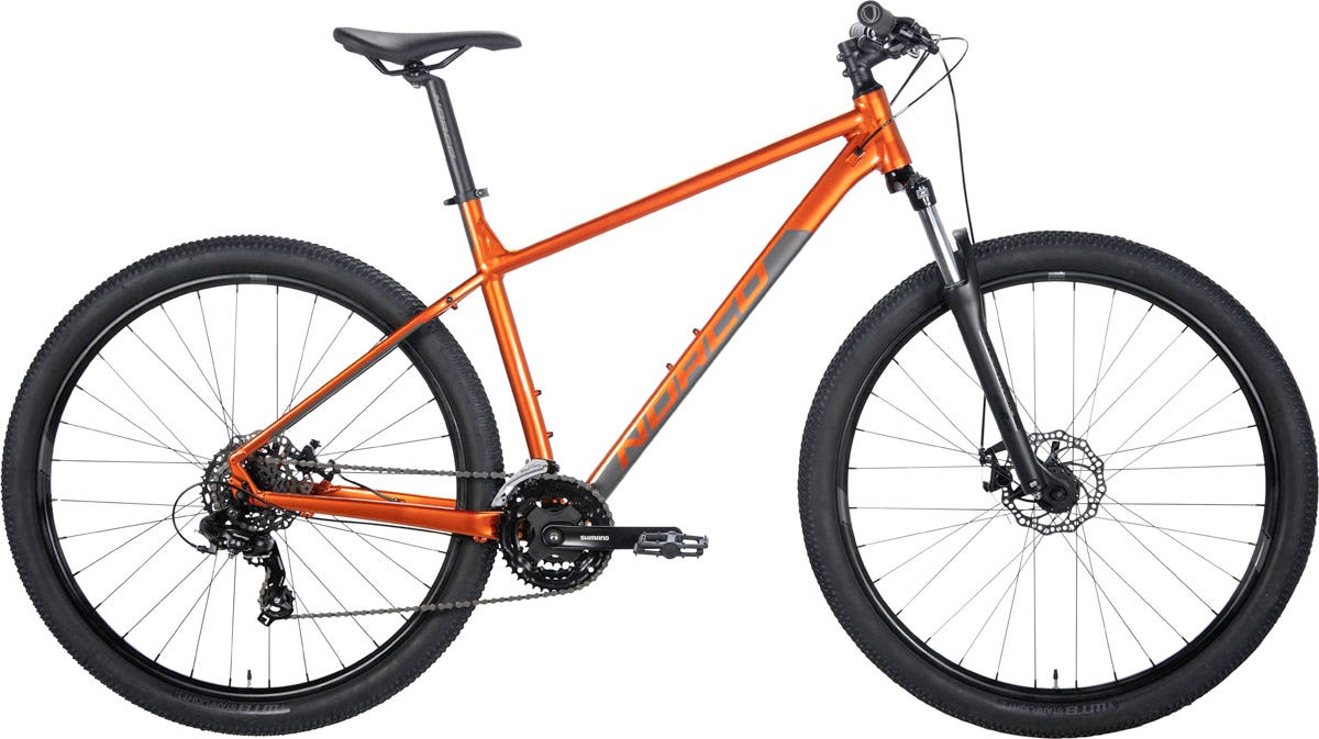 Norco Storm 5 27.5 Mountain Bike Burnt Orange Charcoal