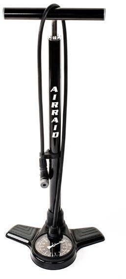 QBP Air Raid Floor Pump Twin Head Valve 160 Psi