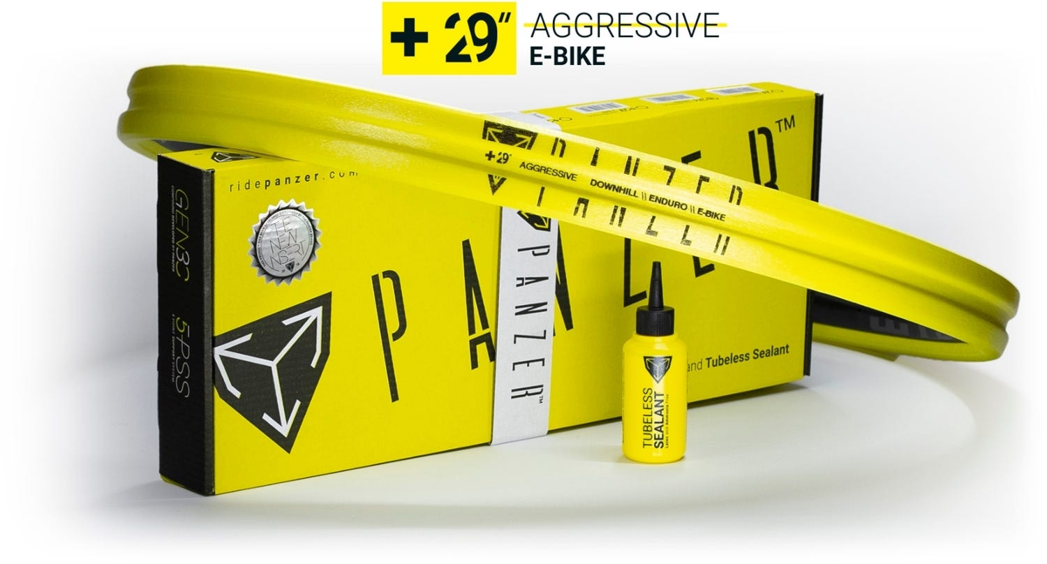 PANZER Aggressive E-Bike Tyre Insert 29" Rim Width 33mm-35mm Tyre Width 2.6-3"
