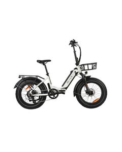 Rever Turbo Folding Fat Wheel Electric Bike White (2022)