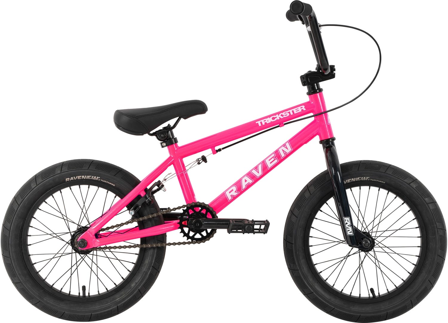 Raven Trickster 16" BMX Bike Gloss Pink