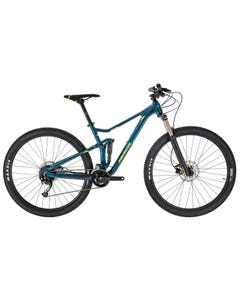 Merida One-Twenty RC 300 Dual Suspension Mountain Bike Teal-Blue/Lime (2022)