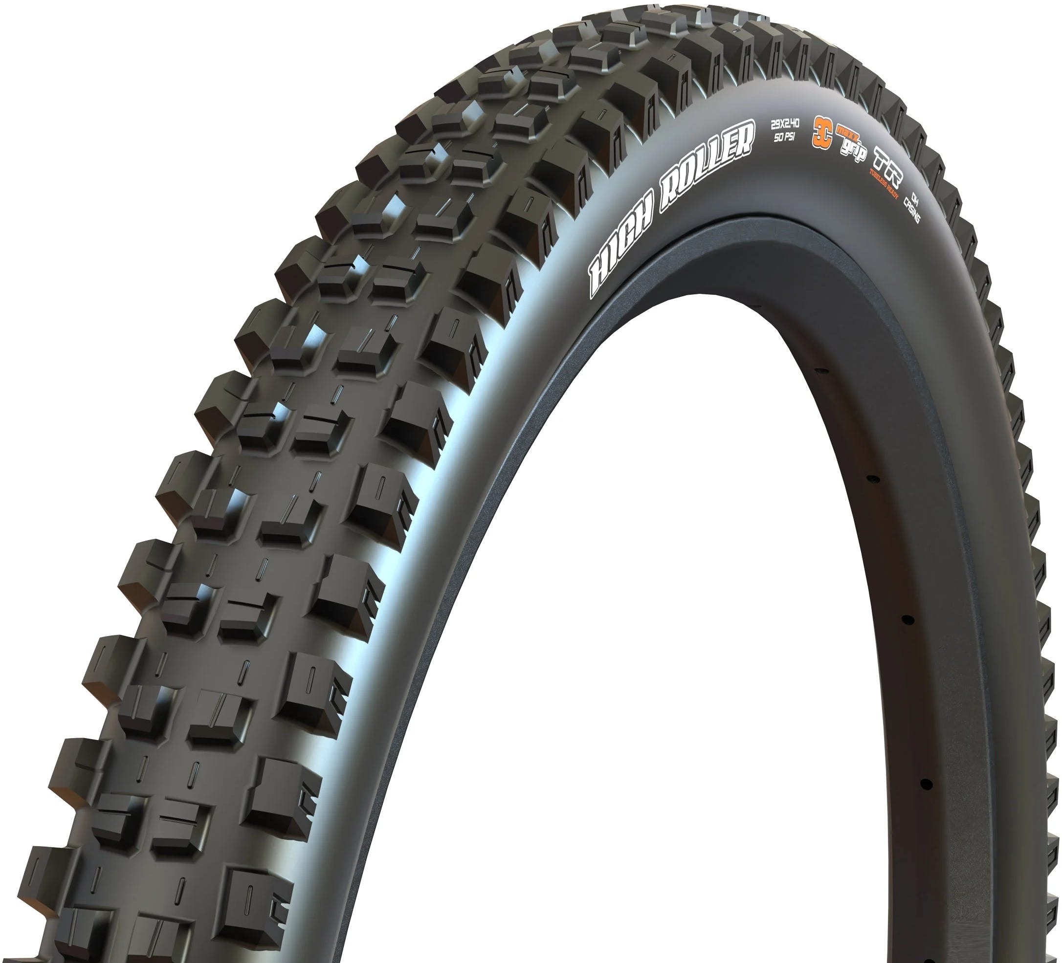 Maxxis High Roller III Folding MTB Tyre DD 3C MaxxGrip TR 27.5 x 2.40" 2x120TPI