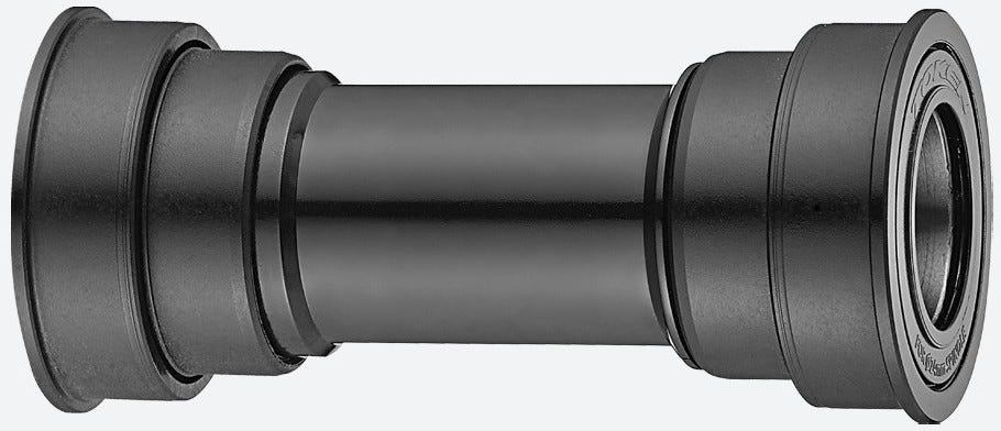Token Press Fit Bottom Bracket, BB86/BB89.5/BB92, Shimano 24mm, Premium Bearings, Black