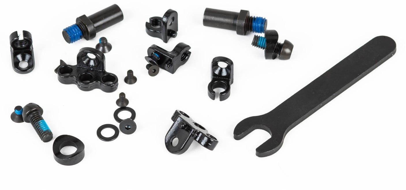 WTP Message M8 Brake Mount Kit Black