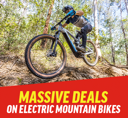 Massive Deals on Electric Mountain Bikes