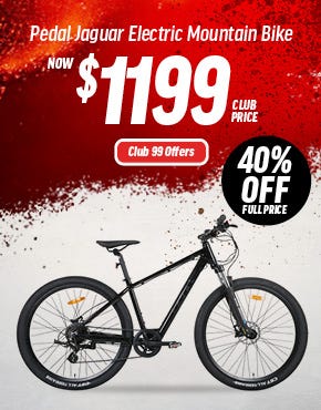 40% Off Full Price Pedal Jaguar Electric Mountain Bike