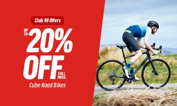 Up To 20% Off Full Price Cube Road Bikes