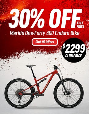 30% Off Full Price Merida One-Forty 400 Enduro Bike