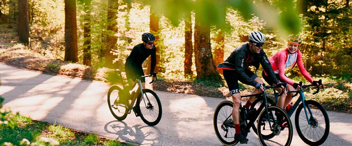 Cycling outdoors