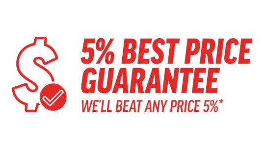 5% Price Beat Guarantee | We'll beat any price by 5%