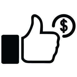 Icon of a red dollar sign with a tick next to it, best price guarantee, we beat any price by 5% - 99 bikes guarantee