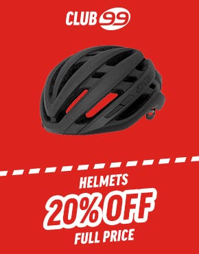20% Off Full Price Helmets - Club 99